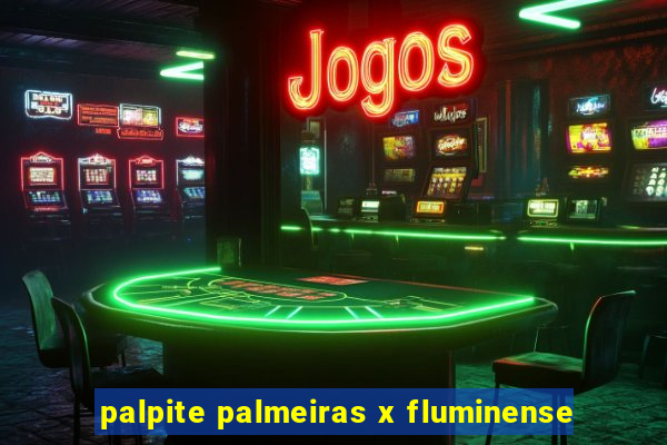 palpite palmeiras x fluminense