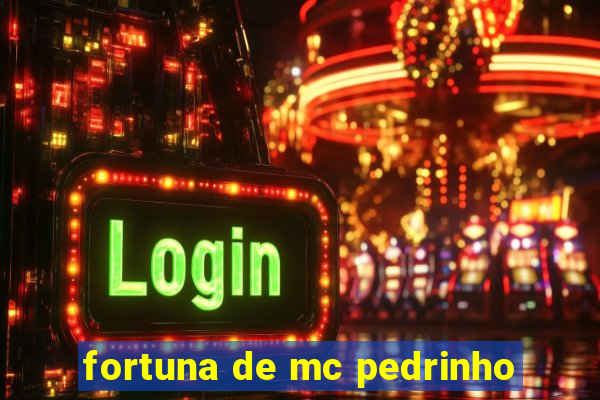 fortuna de mc pedrinho