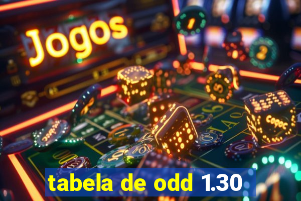 tabela de odd 1.30