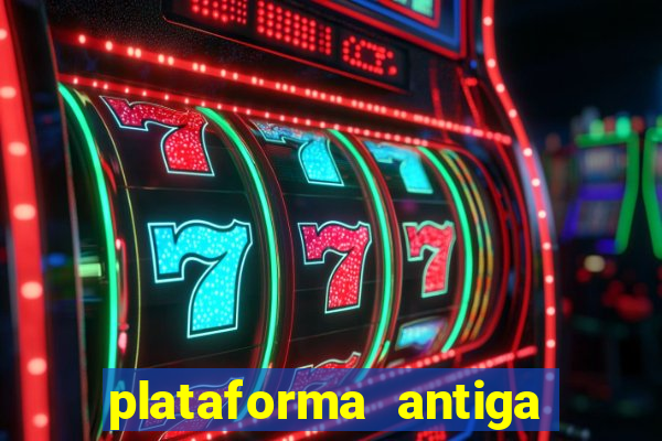 plataforma antiga de jogos