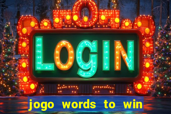 jogo words to win paga mesmo