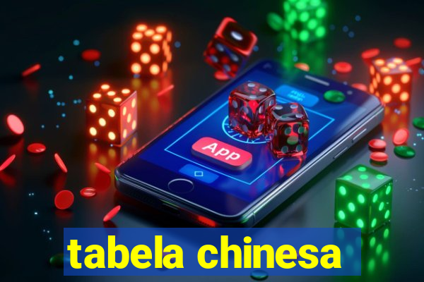 tabela chinesa