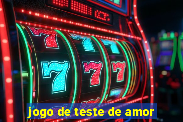 jogo de teste de amor