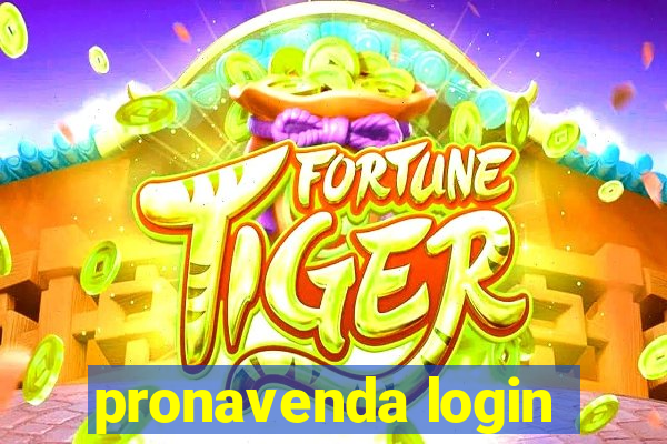 pronavenda login