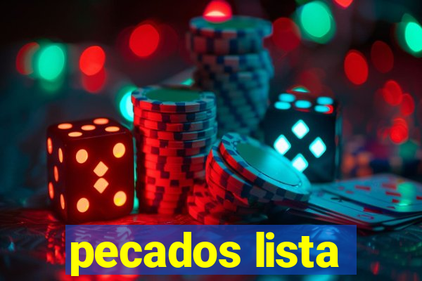 pecados lista